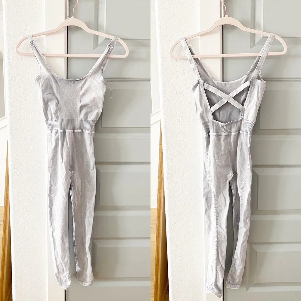 New Free People Good Karma Onesie Jumpsuit - Picture 3 of 7